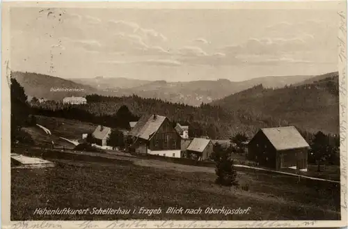 Schellerhau, Blick nach Oberkipsdorf -382434