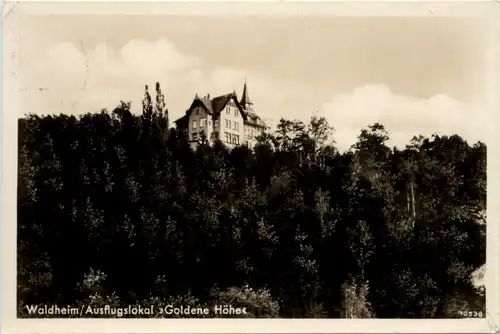 Waldheim, Ausflugslokal Goldene Höhe -381356