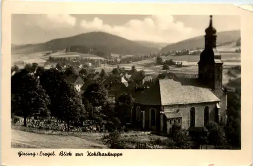Geising im Erzgeb., Blick zur Kohlhaukuppe -379778