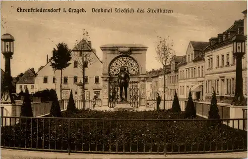 Ehrenfriedersdorf i. Erzgeb., Denkmal Friedrich des Streitbaren -381740