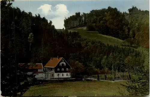 Bad Schandau, Ostrau, Altendorf, Buttermilchmühle Schankwirtschaft -381162