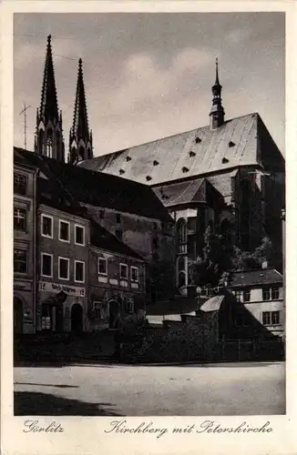 Görlitz, Kirchberg mit Peterskirche -382734