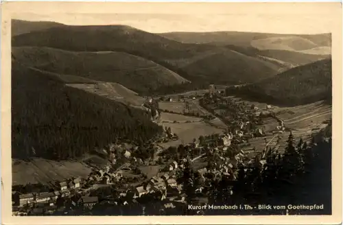 Manebach, Blick vom Goethepfad -381824