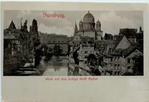 Nürnberg, Blick auf das heilige Geist Spital -382230