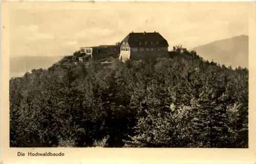 Zittauer Gebirge, Die Hochwaldbaude -382834