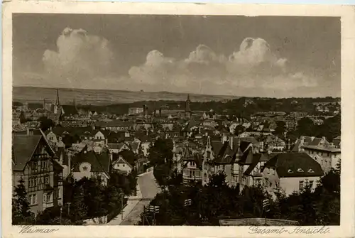 Weimar, Gesamtansicht -381780