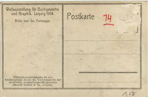 Leipzig, Weltausstellung für Buchgewerbe und Graphik 1914 -380258