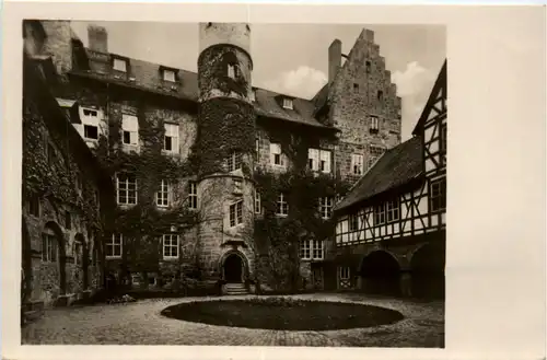 Römhild/Thür., SchlossGlücksburg, Innenhof -381852