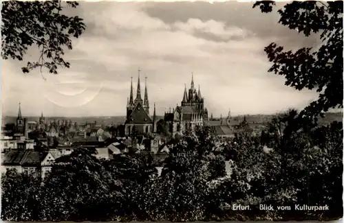 Erfurt, Blick vom Kulturpark -381988