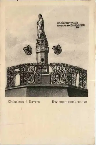 Königsberg i. Bayern, Regiomontanusbrunnen -383374