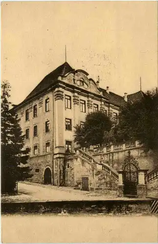 Meersburg, Neues Schloss mit Terrasse -382280