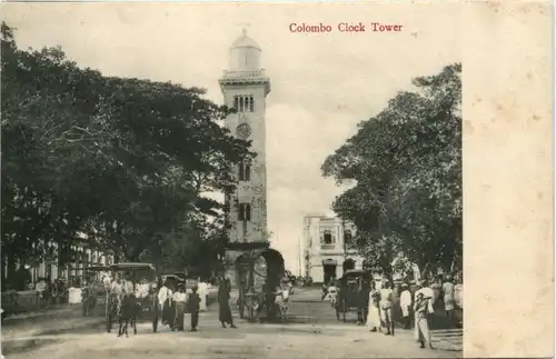 Ceylon - Colombo clock Tower -446316