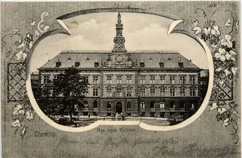 Chemnitz, das neue Rathaus -383634