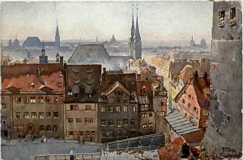 Nürnberg, Blick von der Burg -382252