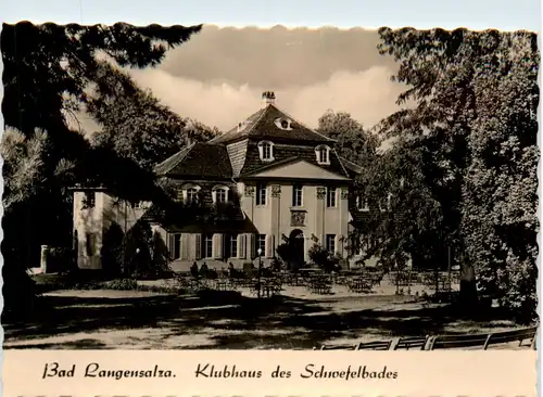 Bad Langensalza, Klubhaus des Schwefelbades -382990