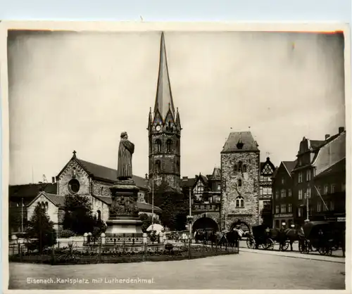 Eisenach, Karlsplatz mit Lutherdenkmal -383030