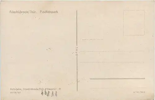 Friedrichroda, Puschkinpark -383050