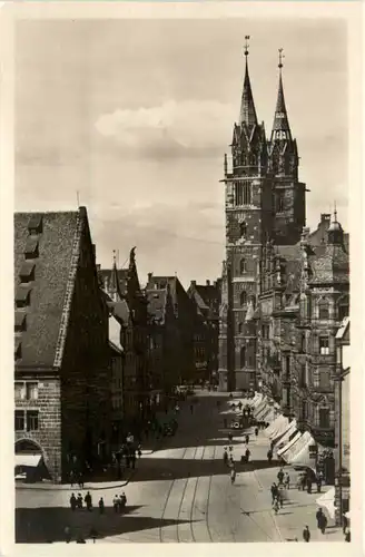 Nürnberg, Königstrasse m. St. Lorenzkirche -382246
