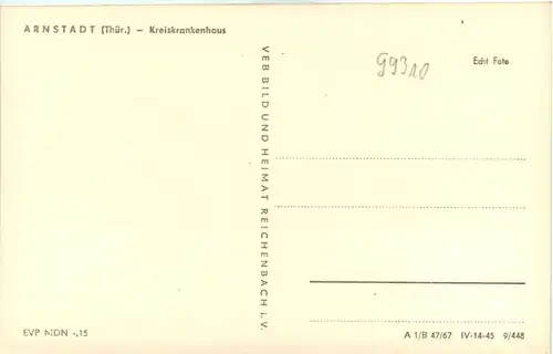 Arnstadt, Kreiskrankenhaus -383290