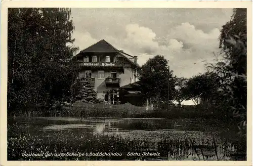 Bad Schandau, Gasthaus Ostrauer Scheibe -381178