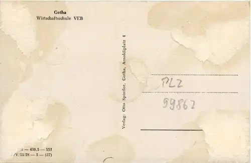 Gotha, Wirtschaftsschule -383000