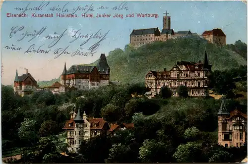 Eisenach, kuranstalt Hainstein, Hotel Junker Jörg und Wartburg -383020