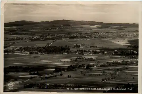 Blick vom Rothstein nach Sohland und Reichenbach O.L. -382686