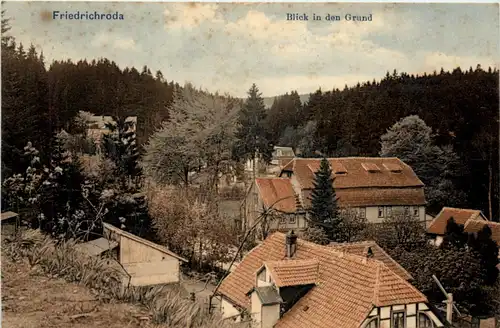 Friedrichroda, Blick in den Grund -383068