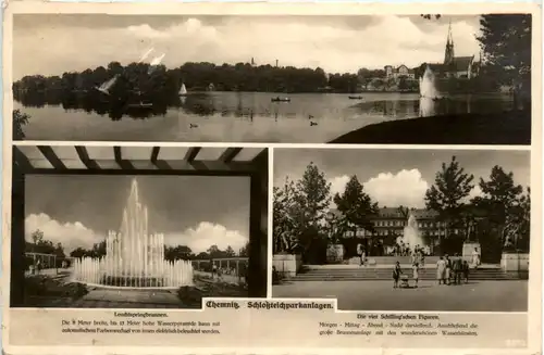 Chemnitz, div. Bilder Schlossteichparkanlagen -383690