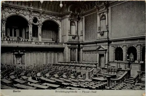 Berlin, Reichstagsgebäude - Plenar-Saal -371194