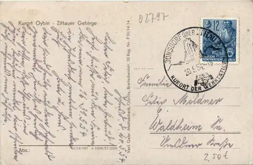 Oybin, mit Hochwald -382846