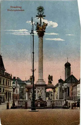 Straubing, Dreifaltigkeitssäule -383384