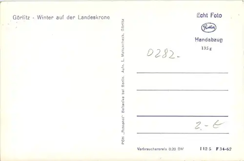 Görlitz, Winter auf der Landeskrone, Ho-Berghotel -383970