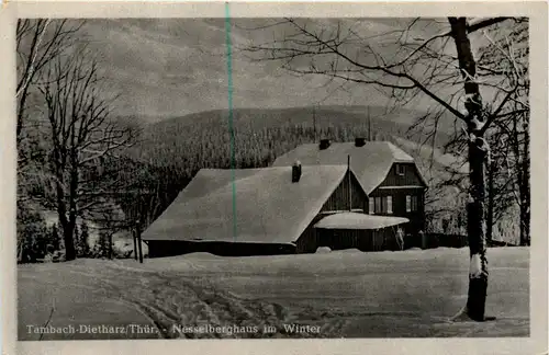 Tambach - Dietharz, Nesselberghaus im Winter -383106