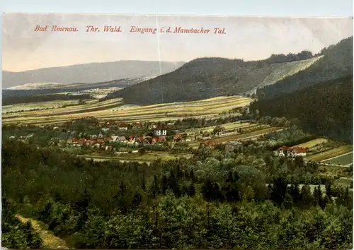 Bad Ilmenau, Eingang i.d. Manebacher Tal -381902