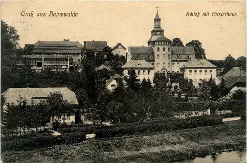 Gruss aus Heinerwalde, Schloss mit Försterhaus -384110