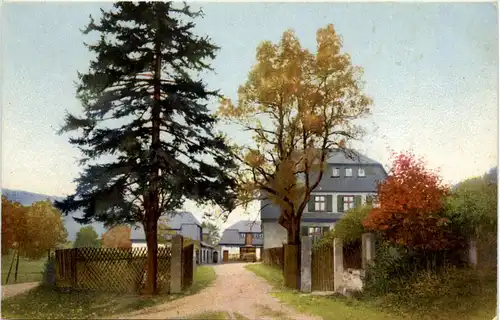 Rehefeld/Erzgeb., Eingang zum Heim Jägerhof -383552