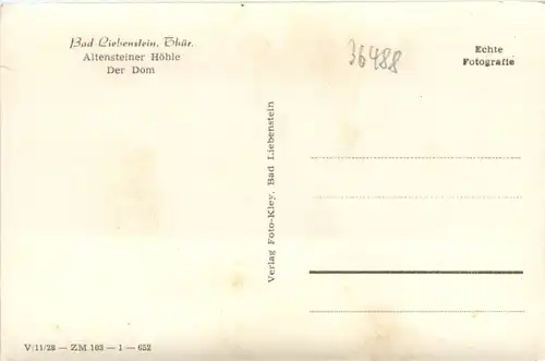 Bad Liebenstein, Altensteiner Höhle, der Dom -385004