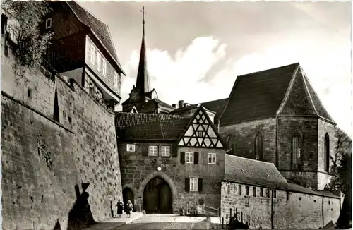 Kronach im Frankenwald, Blick zum Bamberger Tor -382062