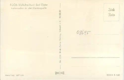 Bad Elster, Kolonaden an der Marienquelle -383800