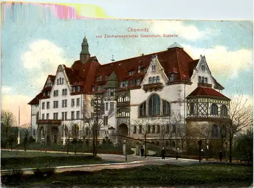 Chemnitz, von Zimmermannsches Sanatorium, Südseite -383612