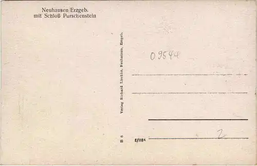 Neuhausen/Erzgeb., mit Schloss Purschenstein -385164