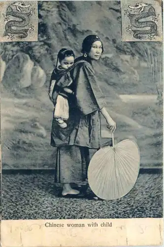 China - Chinese woman with Child -100058