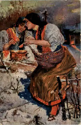 Künstlerkarte R. Kominek -447996