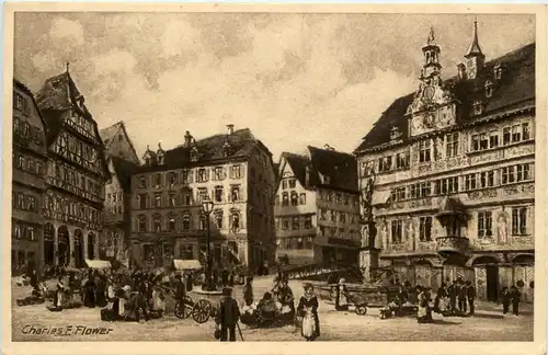 Tübingen - Marktplatz - Tucks -448346