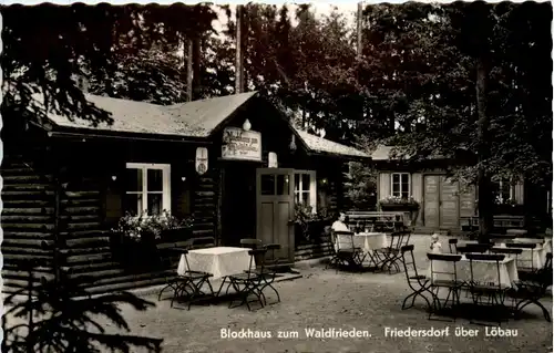 Löbau-Friedensdorf, Blockhütte zum Waldfrieden -384192