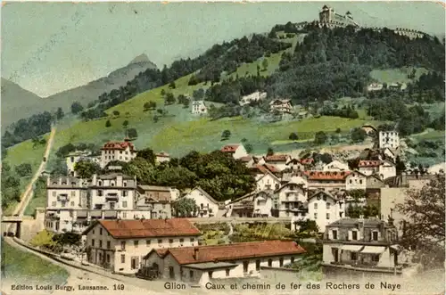 Glion-Caux et chemin de fer -100678