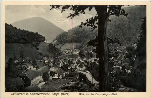 Kurort Zorge, Blick von der Ernst-August-Bank -385060