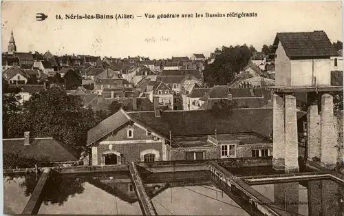 Neris-les-Bains, Vue generale avey les Bassins refrigerants -363936