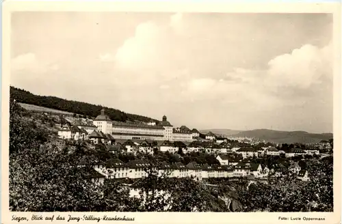 Siegen, Blick auf das Jung-Stilling-Krankenhaus -384774